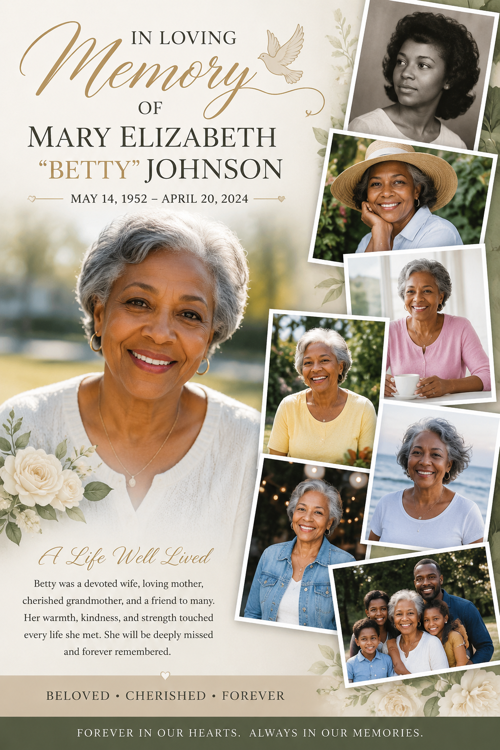 In Loving Memory of Mary Elizabeth “Betty” Johnson